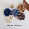 High End Handmade Satin Cloth Oversized Scrunchie Simple Elegant Hair Tie Headwear For Women