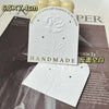 High End Jewelry Display Cardboard Packaging With Hot Stamping Logo And Stereo Rose Tissue Paper Printing