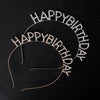 High End Rhinestone Children’s Headband With English Alphabet Letter Design Electroplated Party Hair Accessory