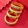 High Grade Double Layer Beijing Enamel Cloisonne Craft Electroplated Bracelet Accessories
