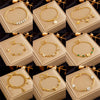 High Grade Niche Design Light Luxury Elegant Gold Plated Titanium Steel Butterfly Pearl Flower Diamond Embedded Women's Bracelet With Electroplating Treatment