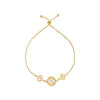 High Grade Women's Cold Style Niche Design Elegant Bracelet In Titanium Steel With Four Leaf Clover And Geometric Pattern