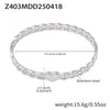 High Quality Love Buckle Stainless Steel Bracelet With Furnace Vacuum Plating And Geometric Design