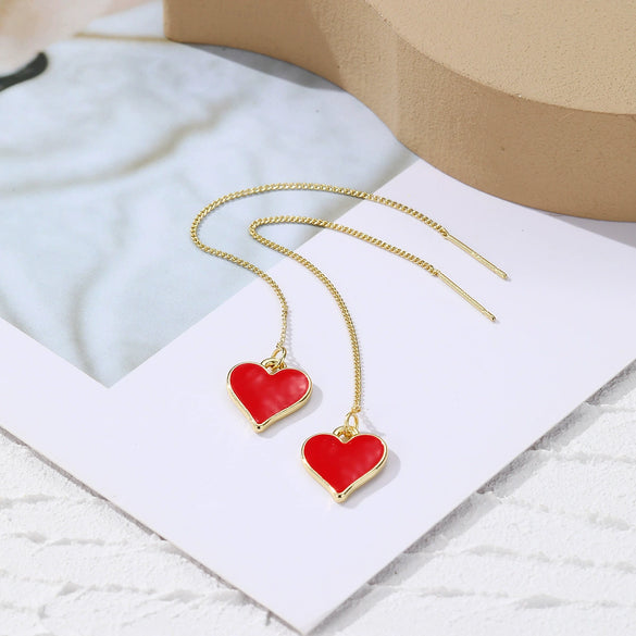 Highend Alloy Geometric Earrings For Women With Long Tassel And Butterfly Love Bird Design