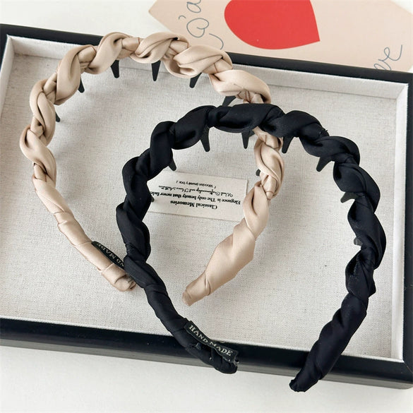 Highend Fabric Handmade Women's Skull Headband Tooth Comb Hairpin Headwear