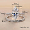 Highend Geometric Inlaid Copper Ring For Women