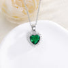 Highend Heartshaped Copper Necklace Pendant Clavicle Chain