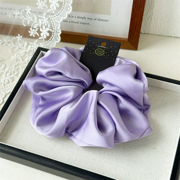 Highend Satin Handmade Hair Tie Scrunchie With High Elasticity