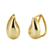 Highend Women's S925 Silver Water Drop Geometric Style Electroplated Ear Jewelry