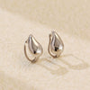 Highend Women's S925 Silver Water Drop Geometric Style Electroplated Ear Jewelry