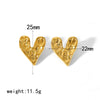 Highgrade Butterfly Pearl Earrings Titanium Steel With The Crown Pattern Electroplated
