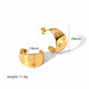 Highgrade Butterfly Pearl Earrings Titanium Steel With The Crown Pattern Electroplated