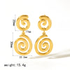 Highgrade Butterfly Pearl Earrings Titanium Steel With The Crown Pattern Electroplated