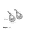 Highgrade Butterfly Pearl Earrings Titanium Steel With The Crown Pattern Electroplated