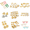 Highgrade Butterfly Pearl Earrings Titanium Steel With The Crown Pattern Electroplated