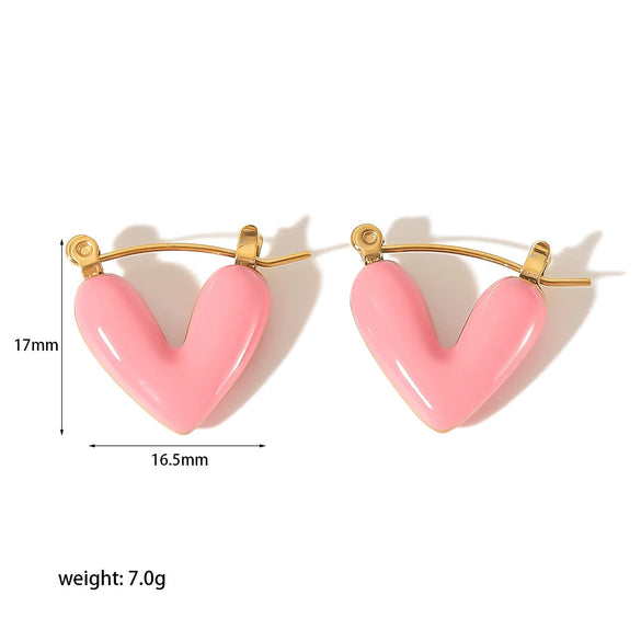 Highgrade Butterfly Pearl Earrings Titanium Steel With The Crown Pattern Electroplated