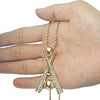 Hip Hop Baseball Bat Style Alloy Geometric Goldplated Men's Necklace