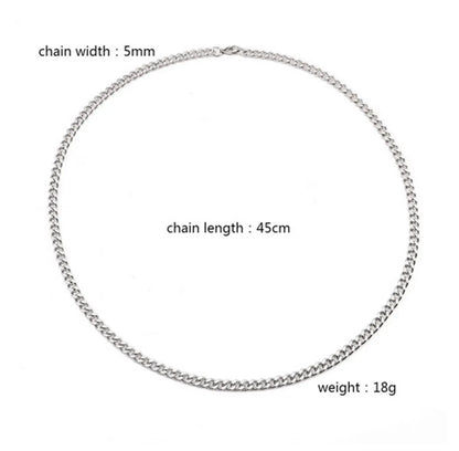 Hip-Hop Basic Classic Style Chain 201 Stainless Steel Unisex Necklace