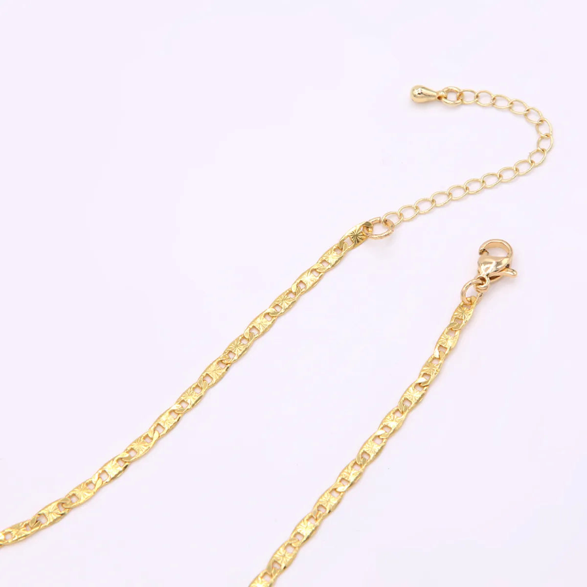 Hip-hop Classic Style Flower Copper Plating 18k Gold Plated Necklace