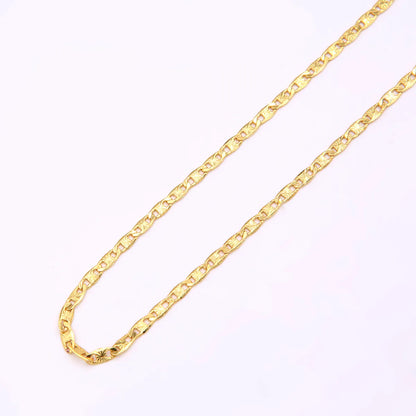 Hip-hop Classic Style Flower Copper Plating 18k Gold Plated Necklace