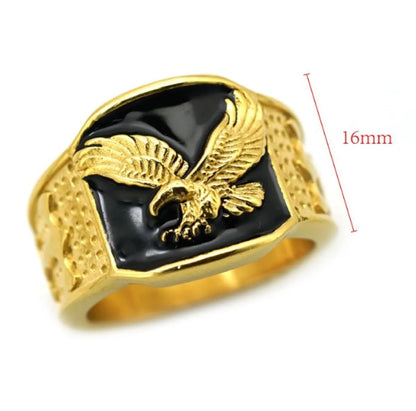 Hip-Hop Color Block 316 Stainless Steel  Plating Men'S Rings