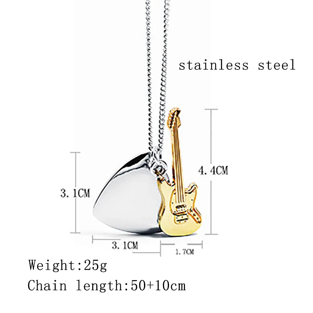 Hip-Hop Color Block 304 Stainless Steel Plating 18K Gold Plated Women'S Pendant Necklace