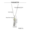 Wholesale Jewelry Hip-Hop Color Block Zinc Alloy Plating Pendant Necklace