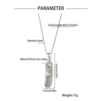 Wholesale Jewelry Hip-Hop Color Block Zinc Alloy Plating Pendant Necklace