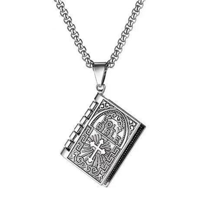 Hip-Hop Cross Letter Alloy Plating Men'S Pendant Necklace