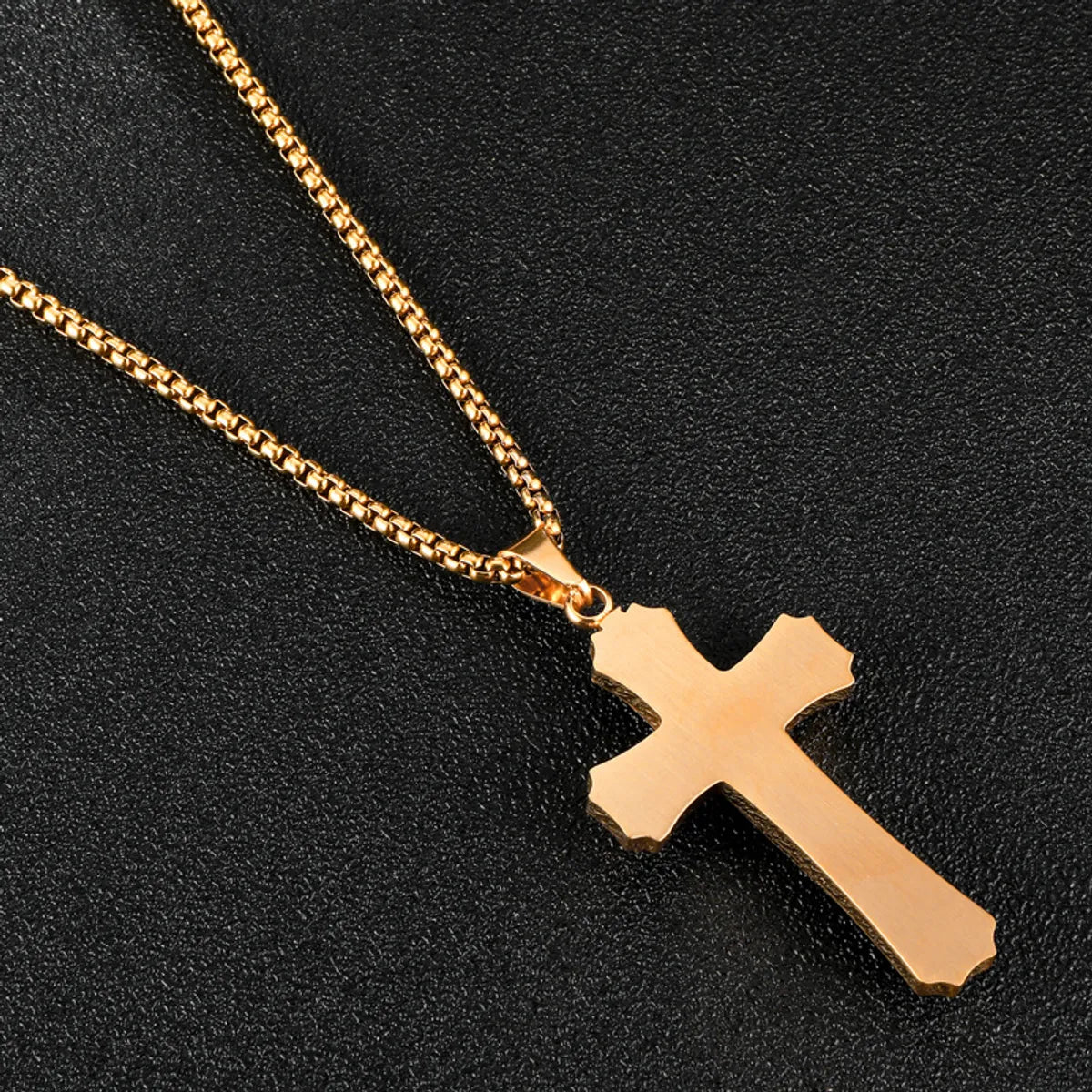 Hip-Hop Cross 304 Stainless Steel Plating Men'S