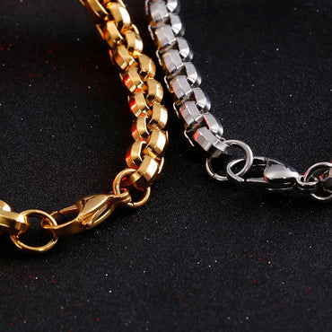 Hip-Hop Cross Titanium Steel 18K Gold Plated Men'S Bracelets