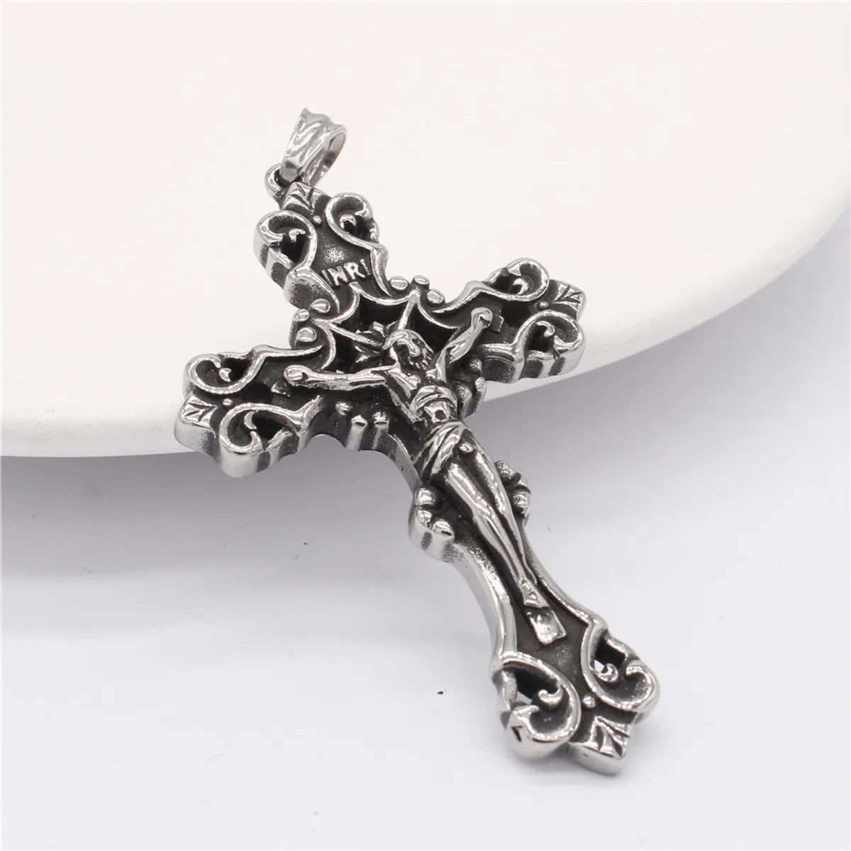 Hip-Hop Cross Titanium Steel Men'S