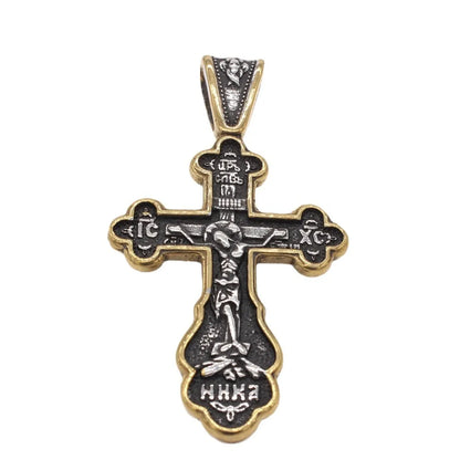 Hip-Hop Cross Titanium Steel Men'S