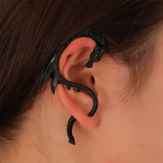 Hip-hop Dragon Alloy Women's Ear Clips 1 Piece