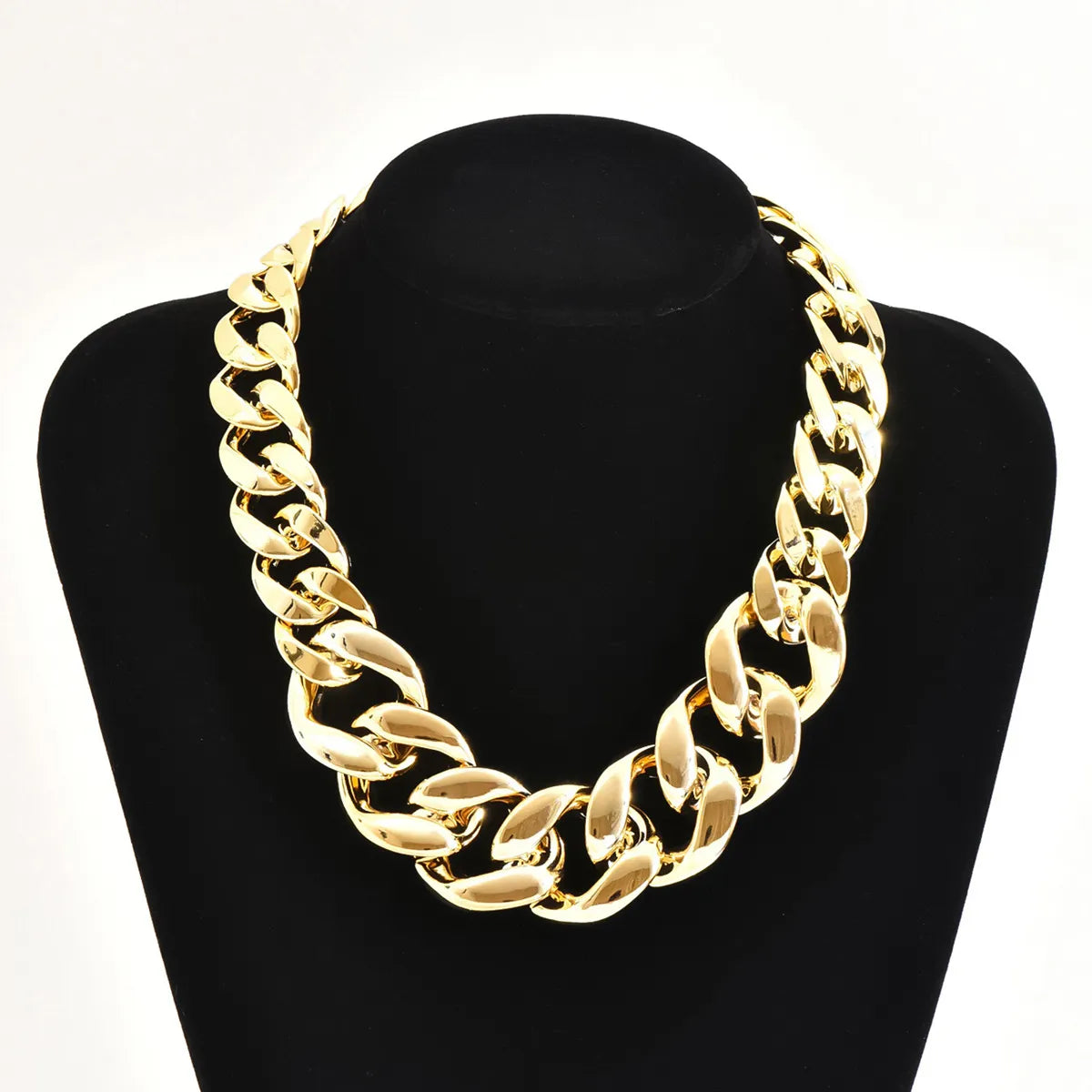 Hip-Hop Exaggerated Geometric CCB Arylic Wholesale Necklace