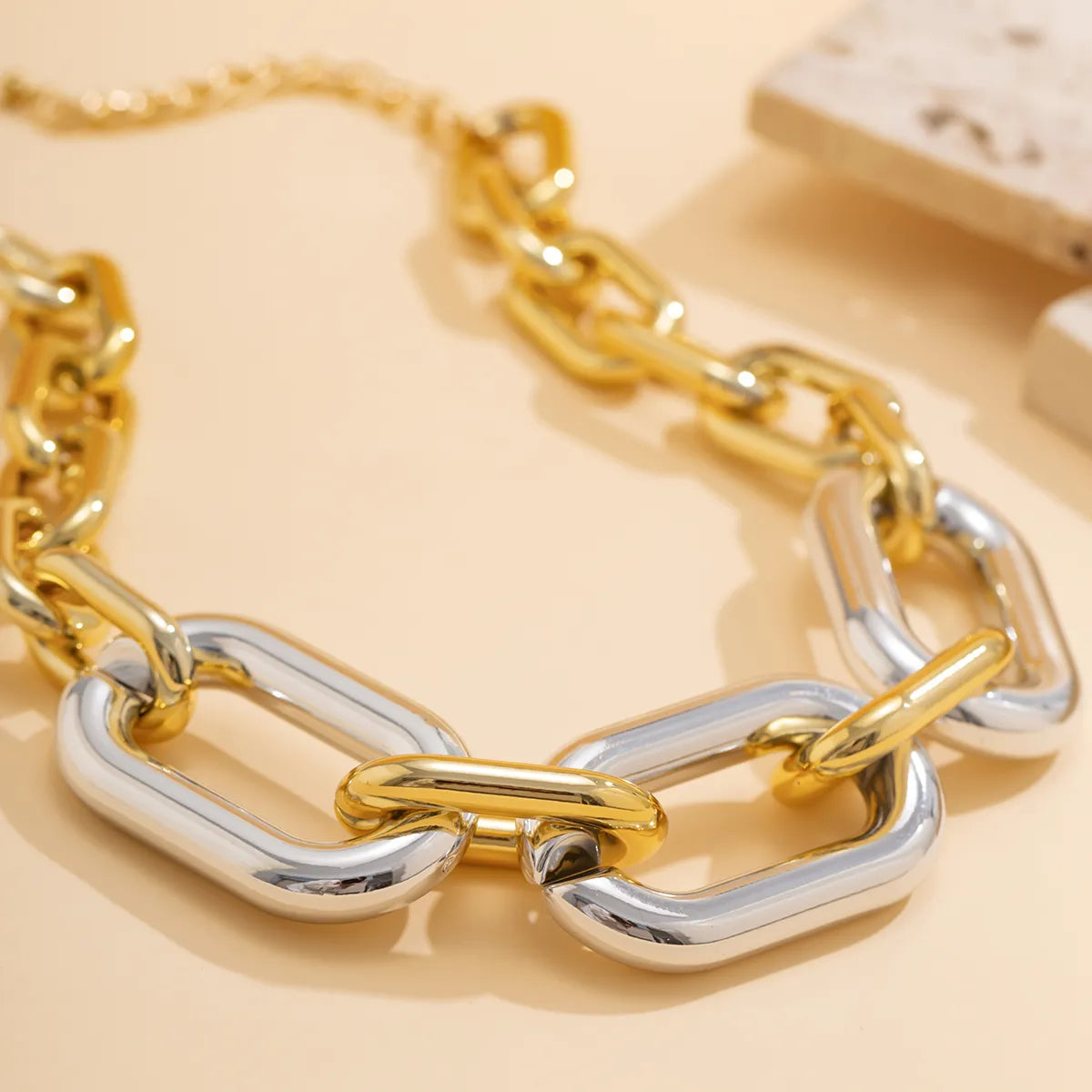 Hip-Hop Exaggerated Punk Irregular Ccb Wholesale Necklace