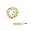 Hip Hop Geometric Alloy Cuban Chain Necklace And Bracelet Set With Diamond Look Inlay Gold And Silver Thick Statement Jewelry For Men And Unisex