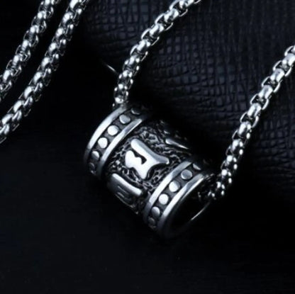 Hip-Hop Geometric Alloy Stoving Varnish Men'S Necklace