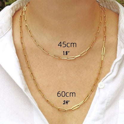 Hip-Hop Geometric Metal Plating Unisex Necklace