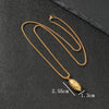 Hip-Hop Geometric Rugby Stainless Steel Titanium Steel Plating Men'S Pendant Necklace