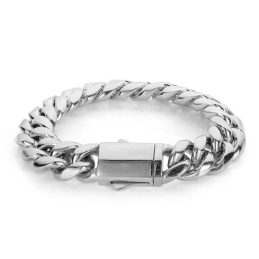 Hip-hop Geometric Stainless Steel Plating Bracelets