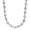 Hip-Hop Geometric Stainless Steel Plating Men'S Necklace