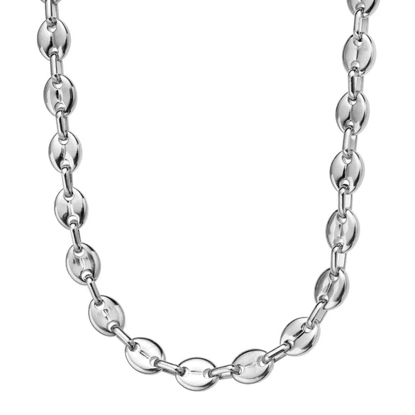 Hip-Hop Geometric Stainless Steel Plating Men'S Necklace
