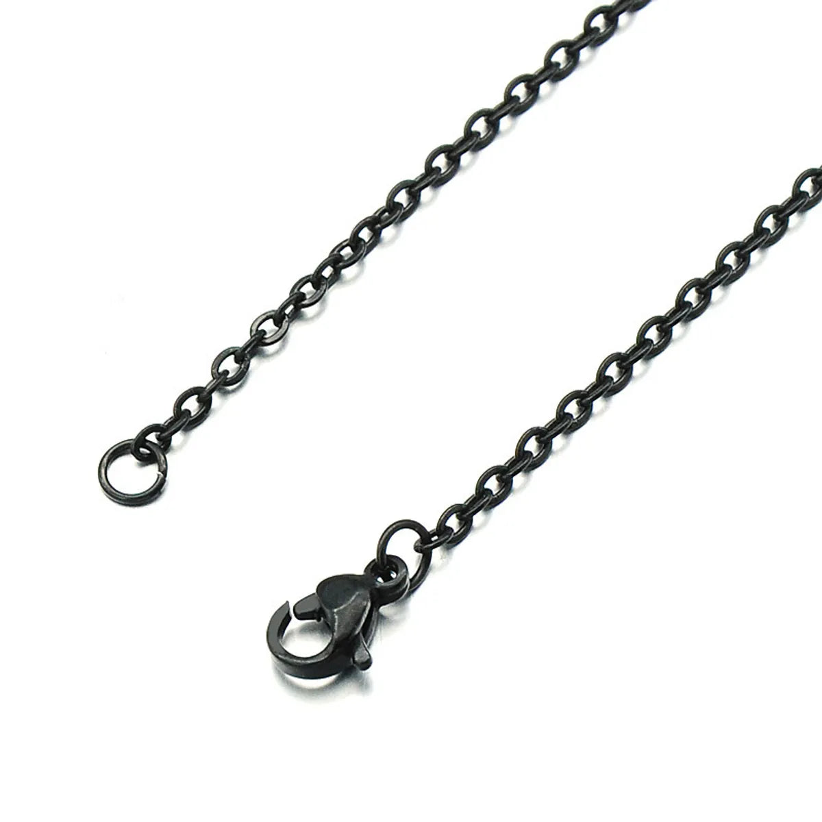 Hip-Hop Geometric 304 Stainless Steel Plating Men'S Necklace