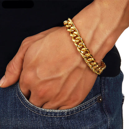 Hip-hop Geometric Titanium Steel Bracelets 1 Piece