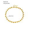 Hip-hop Geometric Titanium Steel Plating 18k Gold Plated Necklace