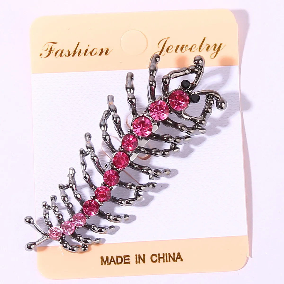 Hip-Hop Insect Alloy Inlay Rhinestones Women'S Brooches