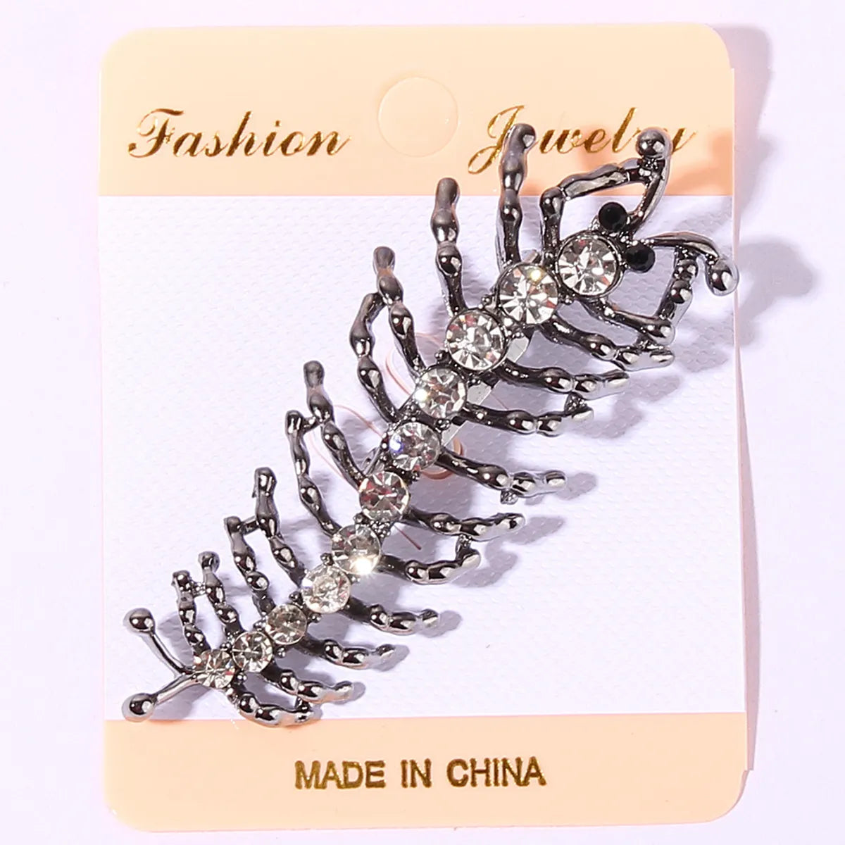 Hip-Hop Insect Alloy Inlay Rhinestones Women'S Brooches