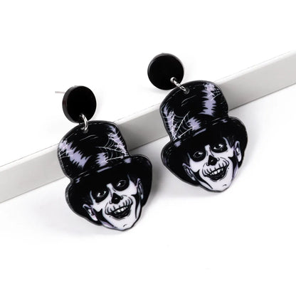 Hip-Hop Novelty Human Arylic Women'S Earrings