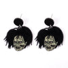 Hip-Hop Novelty Human Arylic Women'S Earrings